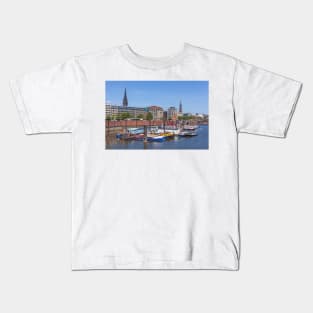 Inland port, Hamburg Kids T-Shirt